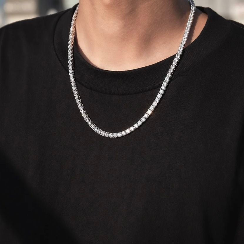 Collar tenis con zirconias