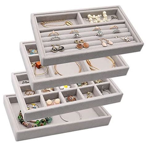 organizador de joyas x 4 compartimientos