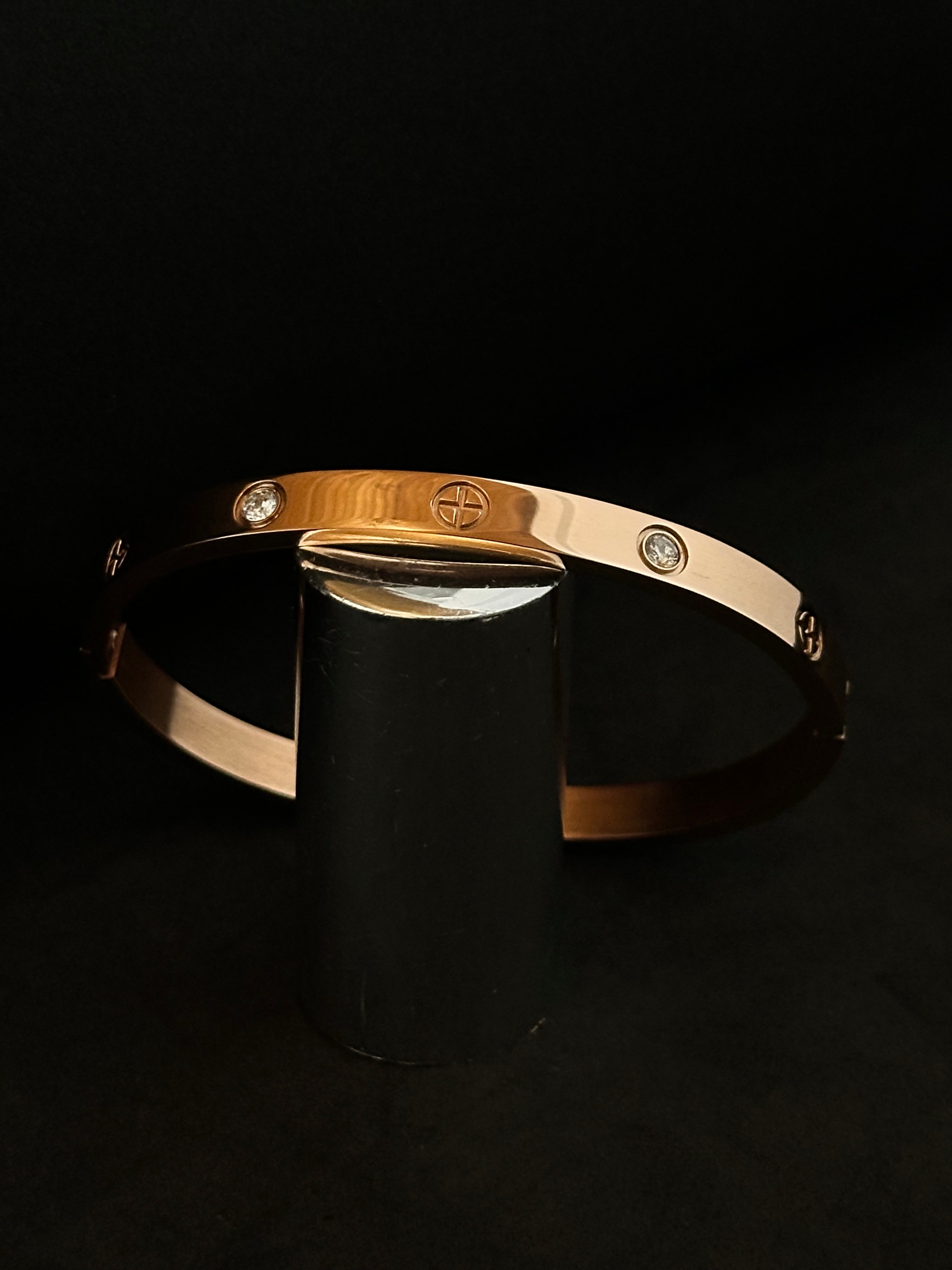 Pulsera color Oro Rosa